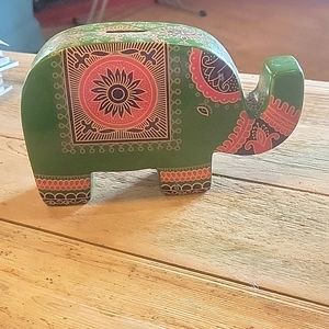 Ceramic elephant bank